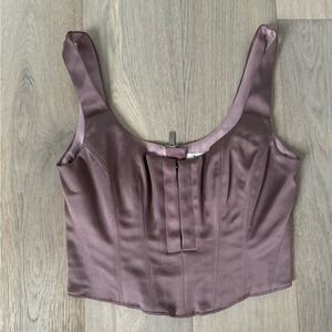 Babaton satin bustier, size O